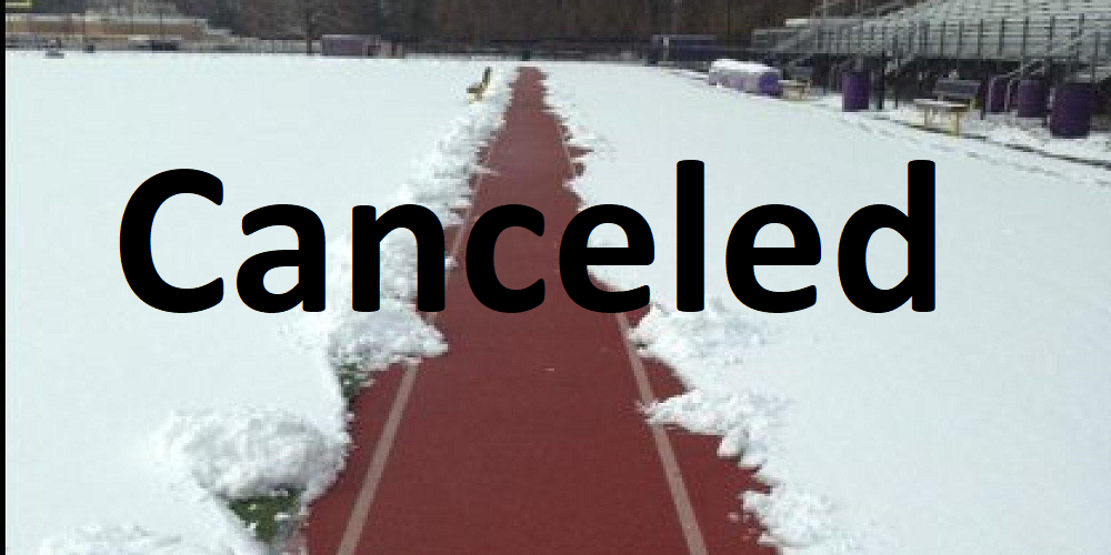 Track Meet canceled