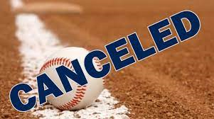 baseball and softball canceled
