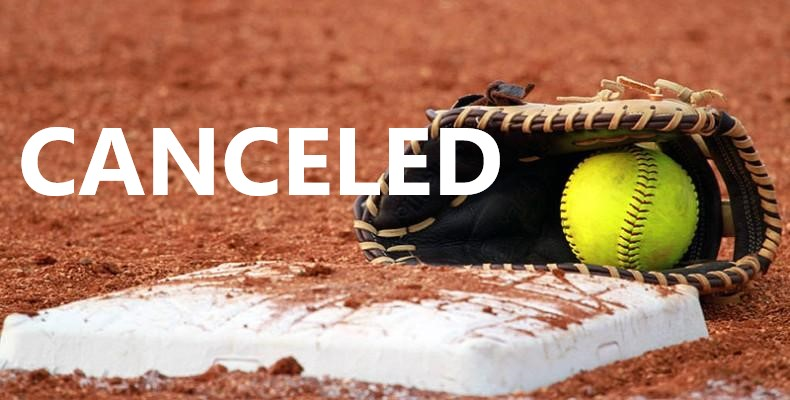 Softball game canceled